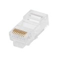 thumbnail image 1 of Monoprice - Network connector - RJ-45 - clear (pack of 50), 1 of 3