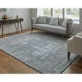thumbnail image 2 of Feizy Eastfield Modern Abstract, Gray, 2' x 3' Accent Rug Sheen Handmade Casual Distressed Floor Rug for Living room Bedroom, 2 of 8