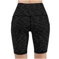thumbnail image 5 of LEKWK Short Leggings for Women High Waist Side Pockets Tummy Control Gym Leggings Stretchy Yoga Workout Leggings Compression Running Athletic Gear, 5 of 7
