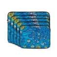 thumbnail image 2 of LNWH Blue Abstract Line Art Pattern Laptop Sleeve, Notebook Computer Pocket Tablet Briefcase Carrying Bag, 10 inch Laptop Case, 2 of 8
