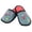 Grey, variant on CTM Boy's Animal Assorted Slippers