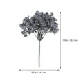 thumbnail image 2 of Monyance Home Ornamental Flower Artificial Gypsophila Flowers for DIY Wedding Home Decor - Dark Grey(7.87X5.51X5.12Inches), 2 of 10