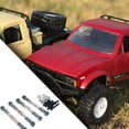thumbnail image 3 of ZheElen Aluminum Alloy RC Car Front And Rear Link Rod Set For WPL 1/16 C14 Upgrade Metal Adjustable Tie Rod Set For RC Car blue, 3 of 6