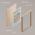 thumbnail image 2 of PixonSign Framed Canvas Print Wall Art Set - Henri Matisse Colorful Plant & Humanities Pattern - Set of 6 Modern Abstract Geometric Poster Cultural Art Wall Décor - 11"x14"x6 Natural, 2 of 5