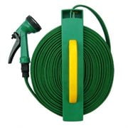 Hawk Roll Flat Hose- Compact Garden Hose Reel Kit by Hawk
