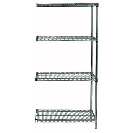 

Proform Wire Shelving Add On Unit with 4 Shelves - 18 x 60 x 63 in.