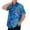 Dark Blue, variant on Men's Hawaiian Shirts Short Sleeve Button Down Summer Beach Shirt Floral Print Aloha Shirts Stylish Yoga Tops with Pocket,White L
