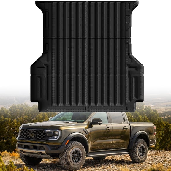 5ft Truck Bed Mat Bed Liner for 2024-2026 Ford Ranger, 3D TPE All Weather