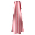 thumbnail image 5 of Dapper Red Long Dress elegant women's sets dress summer women's clothing, 5 of 6