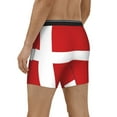 thumbnail image 2 of Danish Flag Boxer Briefs Novelty Underwear With Fly Underwear For Men, 2 of 7