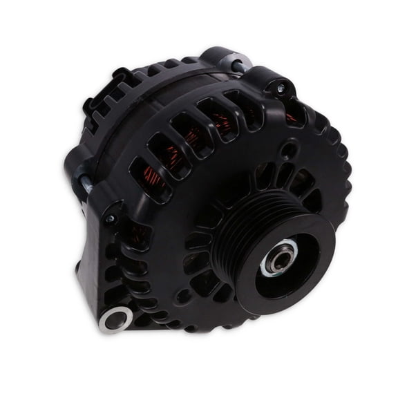 AD244 Style High Output 220 Amp Alternator for GM Chevy V8 - Black