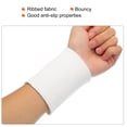 thumbnail image 5 of Uxcell Elastic Cuffs Ribbed Trims Cotton Fabric Knit Rib Stretch Tape Cuff Sleeve Waistband for Sewing White 4" x 3.5", 5 of 6