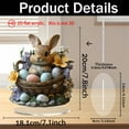 thumbnail image 3 of Clearance Sales! Easter Bunny Decorative Acrylic Egg Ornament Festive Home Decor Tabletop Decoration For Easter Celebration, 3 of 5