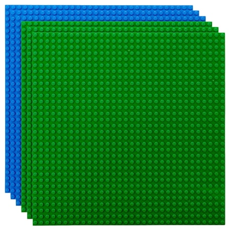 Strictly Briks Classic Briks 10x10 Inch Stackable Baseplates 6 Pack  100% Compatible with All Major Large Brick Brands  Nature Colors price history on PriceWatchPro