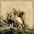 thumbnail image 2 of Bolokofsky, Ronald 12x12 White Modern Wood Framed Museum Art Print Titled - Queen of the Jungle, 2 of 4