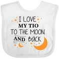 thumbnail image 3 of Inktastic I Love My Tio to the Moon and Back Boys or Girls Baby Bib, 3 of 4