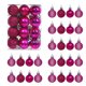 thumbnail image 3 of 24 bolas navideñas de 3 cm para árbol de Navidad, bolas de oro rojo, colgantes, decoración para fiestas navideñas, regalo de Año Nuevo, 3 of 5