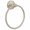 Satin Nickel, variant on Kwikset Redmond Towel Ring, Venetian Bronze