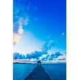 thumbnail image 2 of Resnick, Lorne 23x32 White Modern Wood Framed Museum Art Print Titled - Dock, 2 of 4