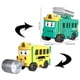 thumbnail image 2 of Camión de bomberos con escalera y montacargas, carro de metal con ruedas, deformación reversible, juguete de ingeniería de doble cara, diseño de retroceso, plegable, portátil, estructura de, 2 of 7