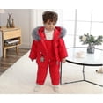 thumbnail image 3 of Winter Snowsuit, Children Clothing Sets Winter Hooded Duck Down Jacket Snowsuit, 3 of 5