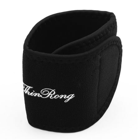 Athletic Sports Nylon Stretchy Wrist Wrapped Plam Gloves Band Support Black