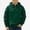 Green, variant on DJDLJWCJ Boys Hoodies Fleece Lined Winter Warm Long Sleeve Pullover Hooded Sweatshirt Quarter Zipper Solid Color Sweatshirts Green Size 4T