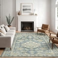 thumbnail image 2 of 5x7 Washable Area Rug Non-Slip Low Profile Vintage Distressed Oriental Rug for Living Room, Bedroom, Dining Room, Office, 2 of 13