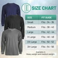 thumbnail image 5 of JMR Men's Heavy Weight Long Sleeve Thermal Shirt Crew Neck Top Underwear,  Colors, Sizes, 5 of 9