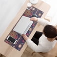 thumbnail image 3 of Long Mouse Pads for Desk,Purple Boho Tribal Floral and Mandalas Desk Mats on Top Of Desks, Desk Mouse Pad Extra Large with 3mm Non-Slip Base and Stitched Edge for Gaming,Work,Home 31.5"x11.8", 3 of 5