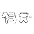 thumbnail image 3 of Ropa de con Capucha Impermeable Reflexiva Impermeable Del Animal Doméstico Del Perro - Rojo, XXL Rojo XXL jinwen Impermeable del gato del perro del animal doméstico, 3 of 5