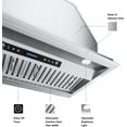 IKTCH Range Hood 30 Inch Builtin/Insert Range Hood Insert 900 CFM