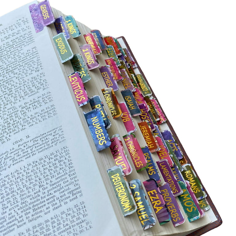 Mr. Pen- Bible Tabs, 75 Tabs, Laminated, Bible Journaling Supplies, Bible  Tabs O