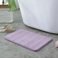 thumbnail image 3 of Ensemble de Tapis de Salle de Bain en Mousse Mémoire - Tapis de Toilette Absorbants Non - pour Confort et Commodité, 3 of 3