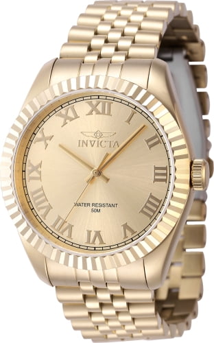 Invicta Men's 4743 Wildflower Diamond Chrono 18K Gold Plated Ss