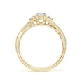 thumbnail image 2 of ANGARA Natural Nature Inspired Diamond Twisted Vine Ring in 14K Yellow Gold for Women (Size-5mm| Color-H| Clarity-SI2) | April Birthstone, Anniversary, Jewelry Gift for Women | Natural Diamond Ring, 2 of 10
