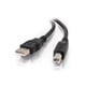 thumbnail image 1 of Cable USB C2G USB 2.0 A a B 3 m Negro, 1 of 6
