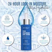 PURE 100% Hyaluronic Acid Serum Anti Aging Intense Serum for Face Anti-Aging, Moisturizing, Antioxidant & Wrinkle Treatment