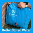 thumbnail image 2 of Uzima D-Prep Emergency Water Storage Container – 10L Collapsible Water Bladder with Printed Instructions for Camping, Hiking, Survival, Disaster Kits, and Gravity Filtration Systems, 2 of 6
