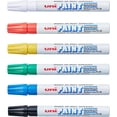 thumbnail image 1 of Rotulador UNI Paint, punta mediana, colores surtidos, paquete de 6, 1 of 4