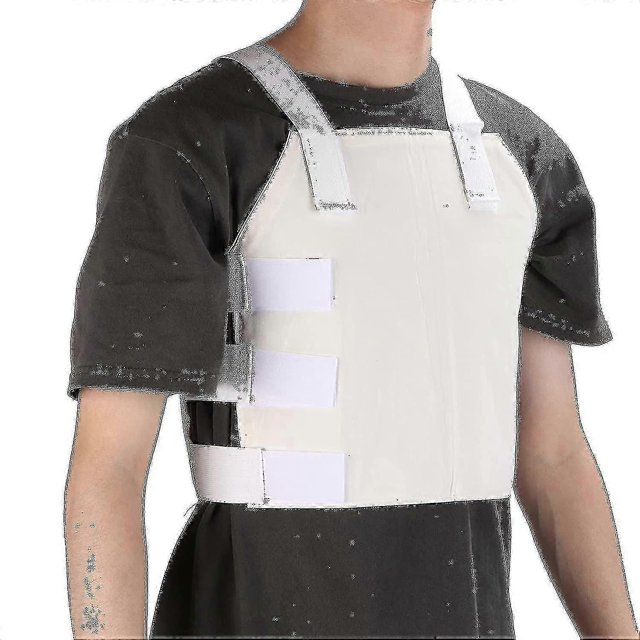 Sternum Support Brace for Intercostal Muscle Strain - Breathable, Adjustable Chest Brace for Broken Rib Belt and Thorax Support