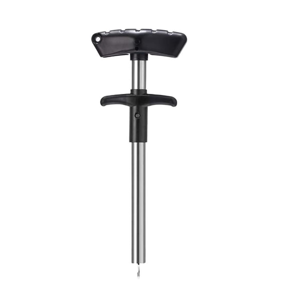 T-Shaped Fish Hook Remover - Metal Tool with Ergonomic Handle