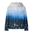 thumbnail image 6 of Mercatoo 𝗛oodie Girls Oversized Crewneck Sweatshirts Casual Hooded Flower Gradient 𝗛oodie Clothes Fall Fashion Outfits, 6 of 7