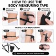 thumbnail image 6 of Body Fat Caliper and Measuring Tape Set, Skinfold Calipers and Body Measuring Tape for Fitness Tracking, TIKA, 6 of 7