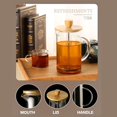 thumbnail image 2 of Cafetière/théière à Piston 12 Oz en Verre Borosilicate Durable avec Poignée, 2 of 5