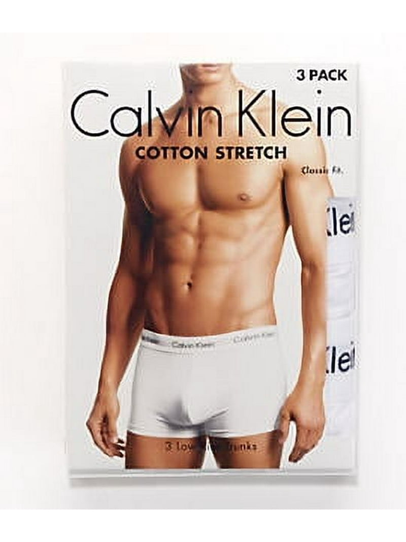 Calvin Klein Cotton Stretch Low Rise Trunk 3-Pack - Walmart.com