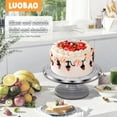 thumbnail image 5 of 12 Inch Round Aluminum Revolving Cake Decorating Stand,35 pcs Cake Turntable Kit Supplies, Rotating Cake Stand,for Cake,Pastries and Cake Decorations, 5 of 7