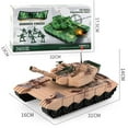 thumbnail image 4 of 1Set Large Size Emulational Military Tank Toy with Random Soldiers Inertia Toy for Children, 4 of 8