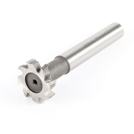

Unique Bargains 25mm x 5mm Cutting 12mm Straight Shank 8 Flutes HSS Milling T Slot End Mill