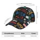 thumbnail image 2 of Fotbe Basketball Gorro Clásico de Béisbol, Gorra Ajustable con Broche Snapback, Gorro de Exterior de Algodón Suave, 2 of 6